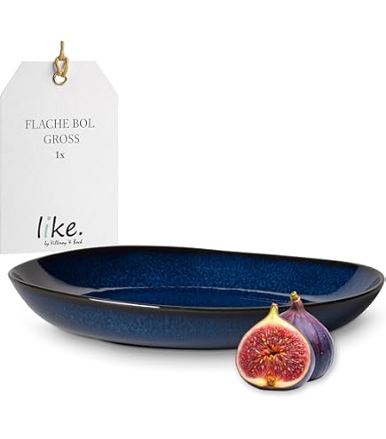 Amazon.com | Villeroy & Boch Lave Bleu Salad Plate, 9.25x1 in